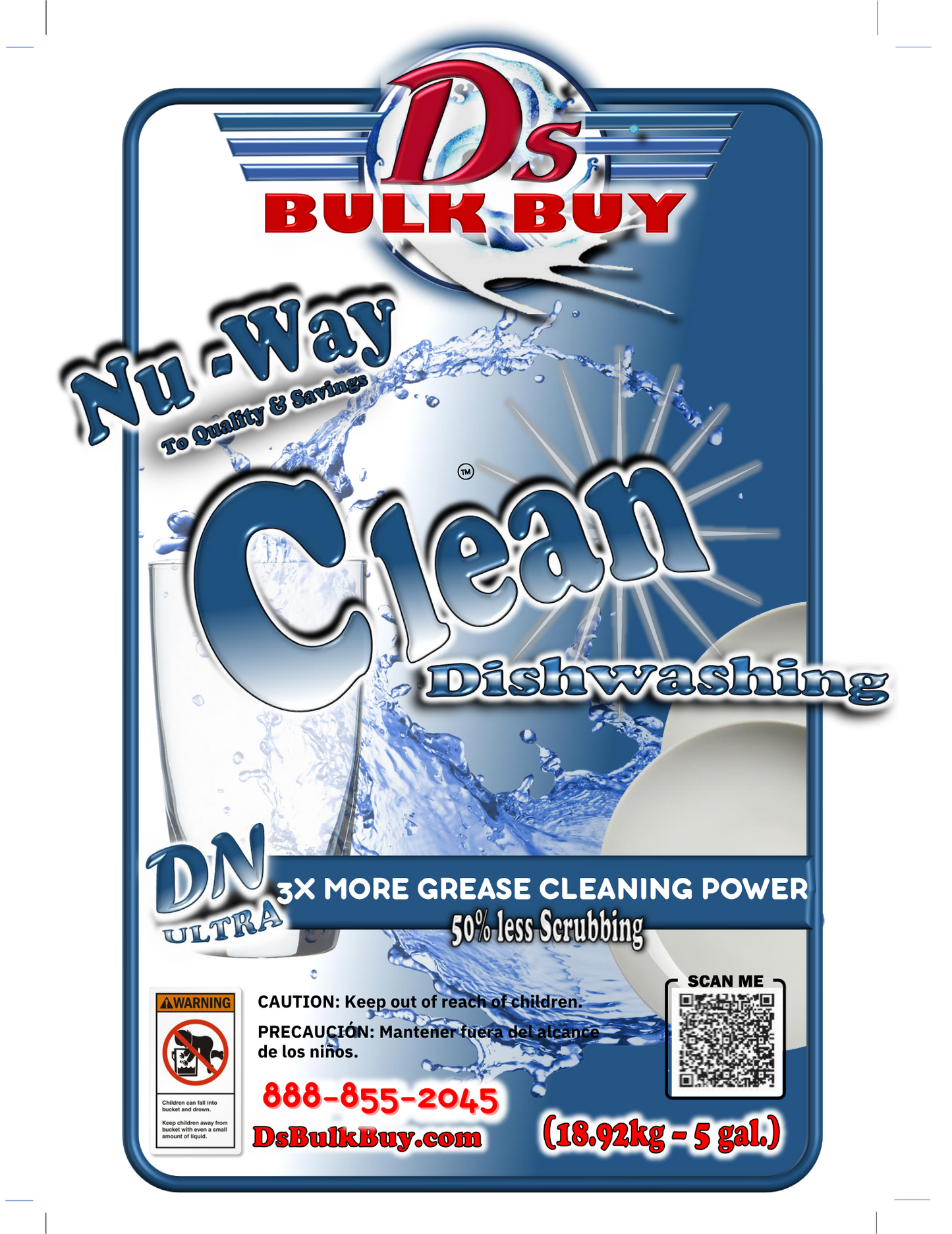 Nu-Way Clean DN Ultra™ | Dish Washing