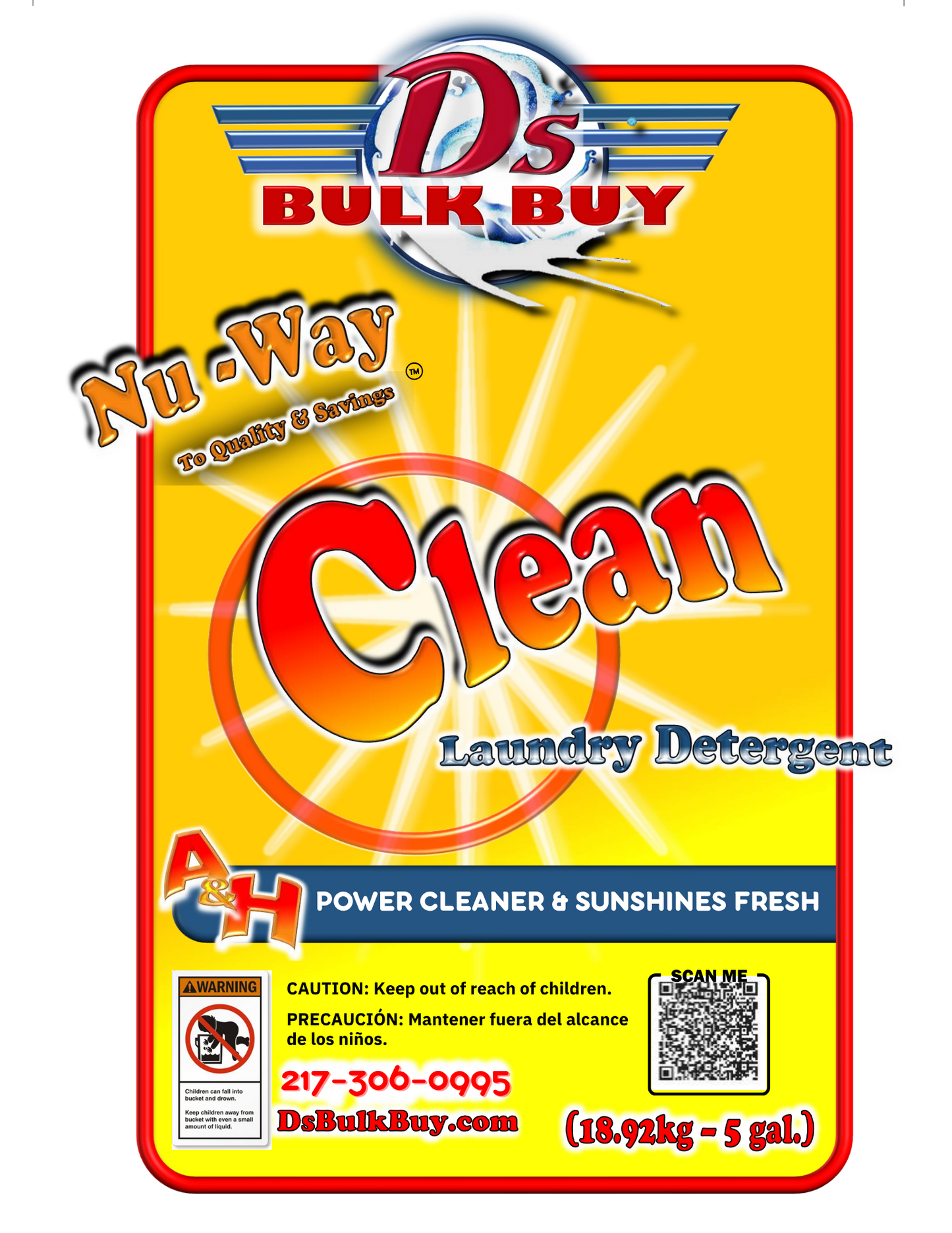 Nu-way Clean A&H ™ Laundry Detergent