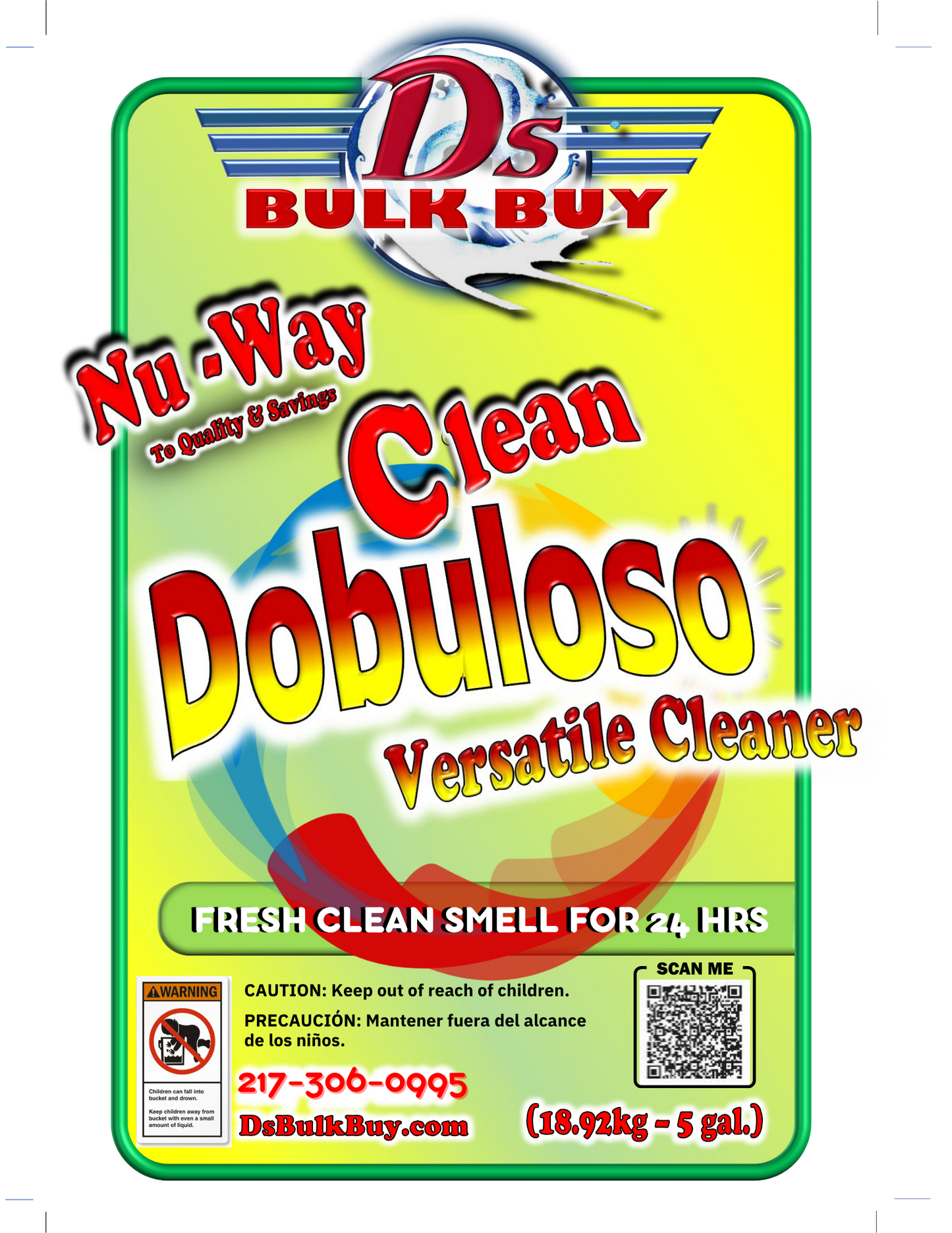 Nu-Way Clean Dobuloso ™ | Versatile Cleaner