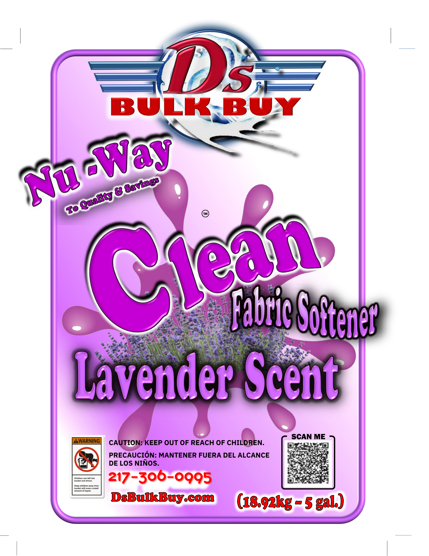 Nu-Way Clean™ Fabric Softener | Lavender Scent