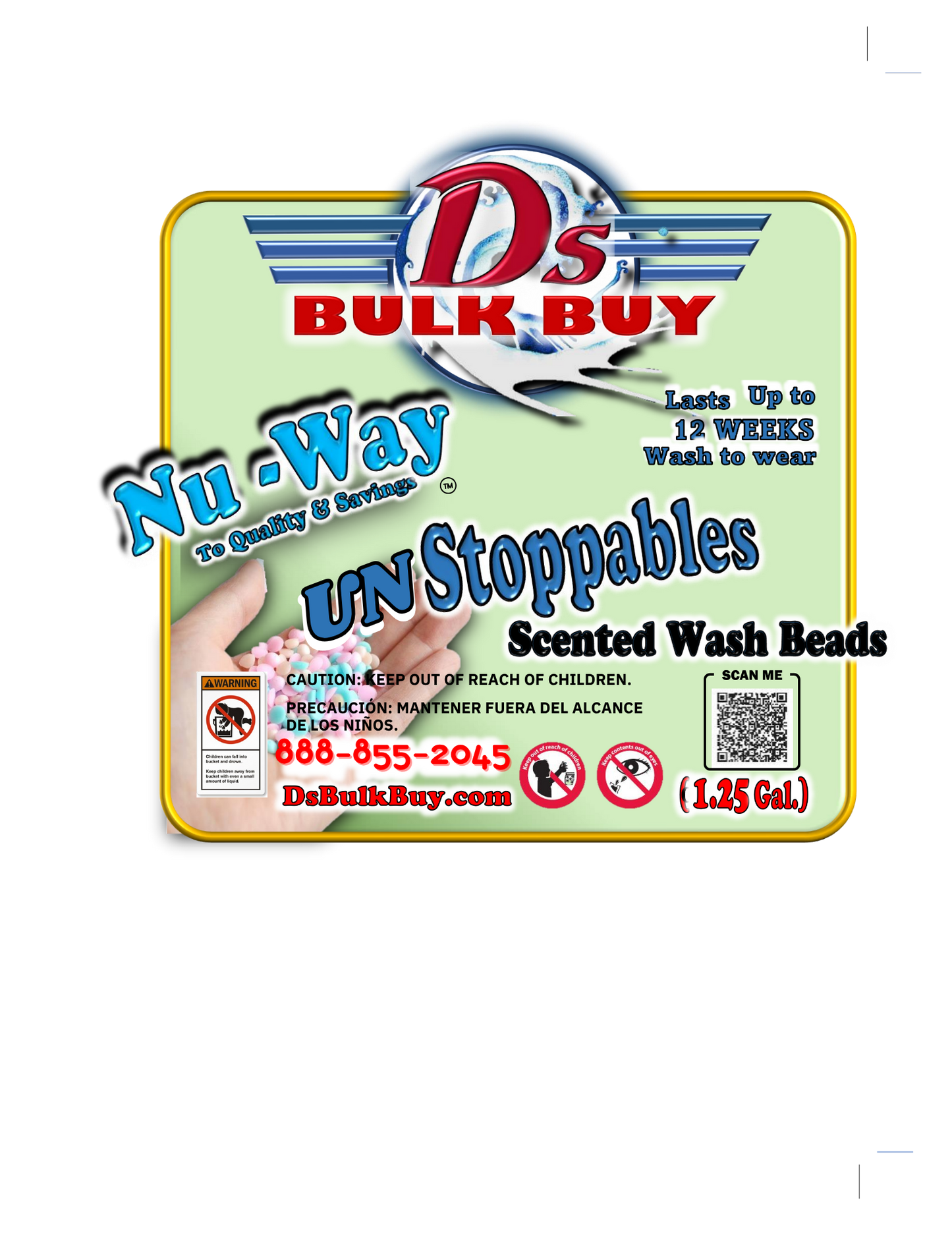 Nu-Way UnStoppables™ | Wash Beads