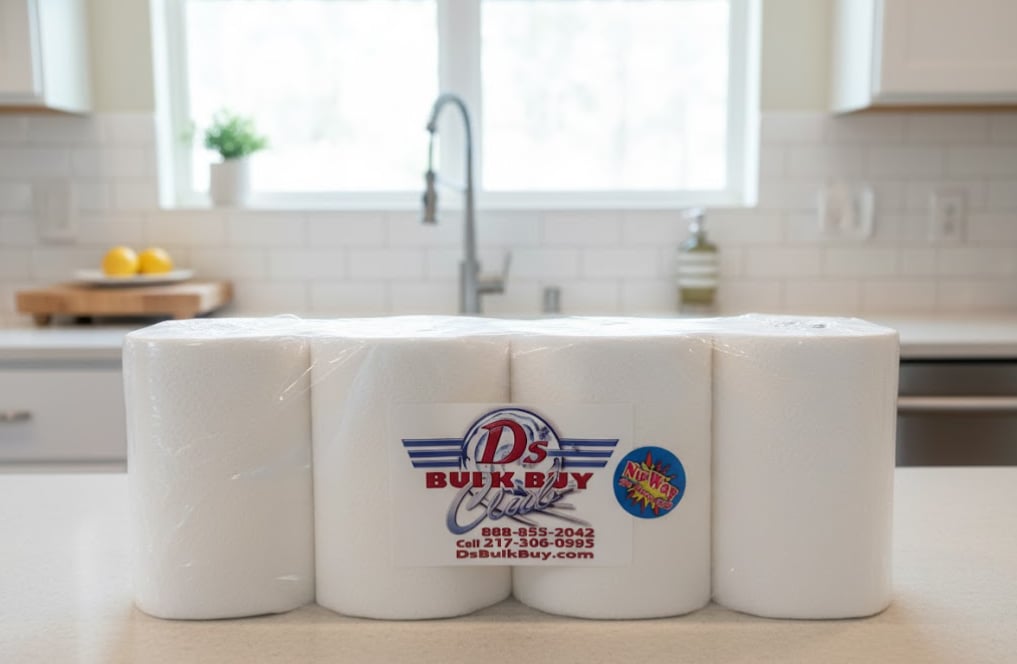 D's Jumbo Rolls™ | Paper Towels | 800 Sheets | 2ply