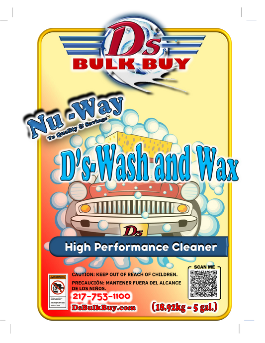 Nu Way Ds Wash and Wax™ | Car Wash Cleaner