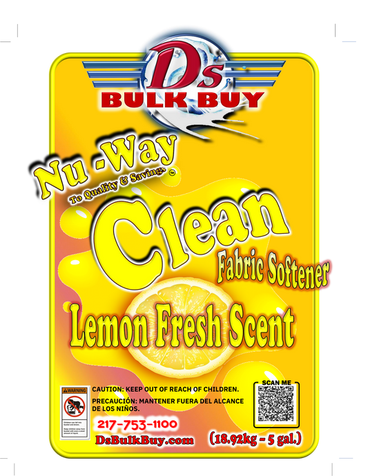 Nu-Way Clean™ Fabric Softener | Lemon Fresh Scent